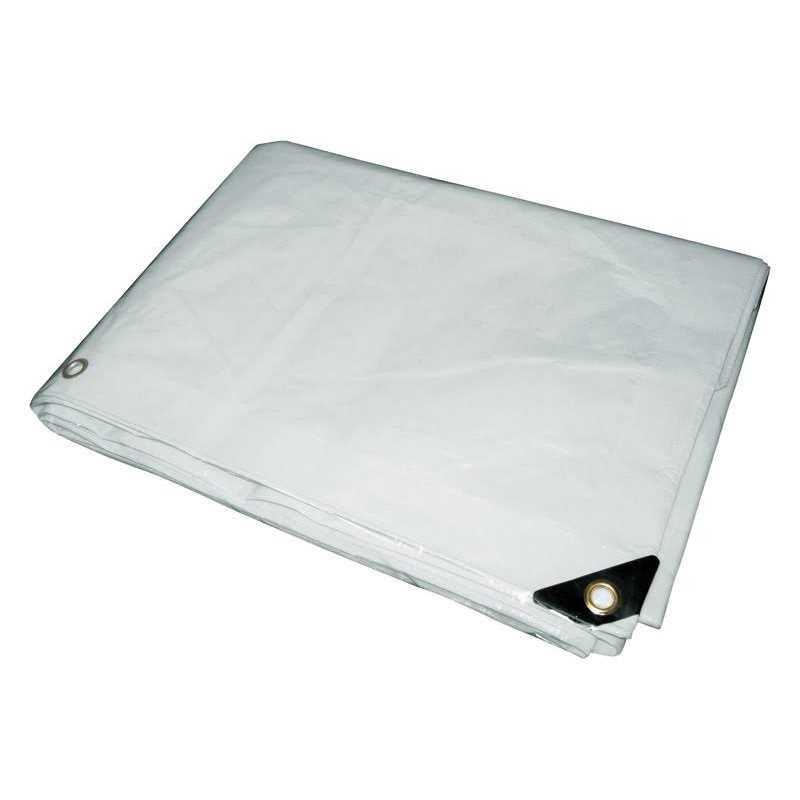 Ace 20 ft. L Heavy Duty Polyethylene Canopy Tarp White - Cheap Fitting