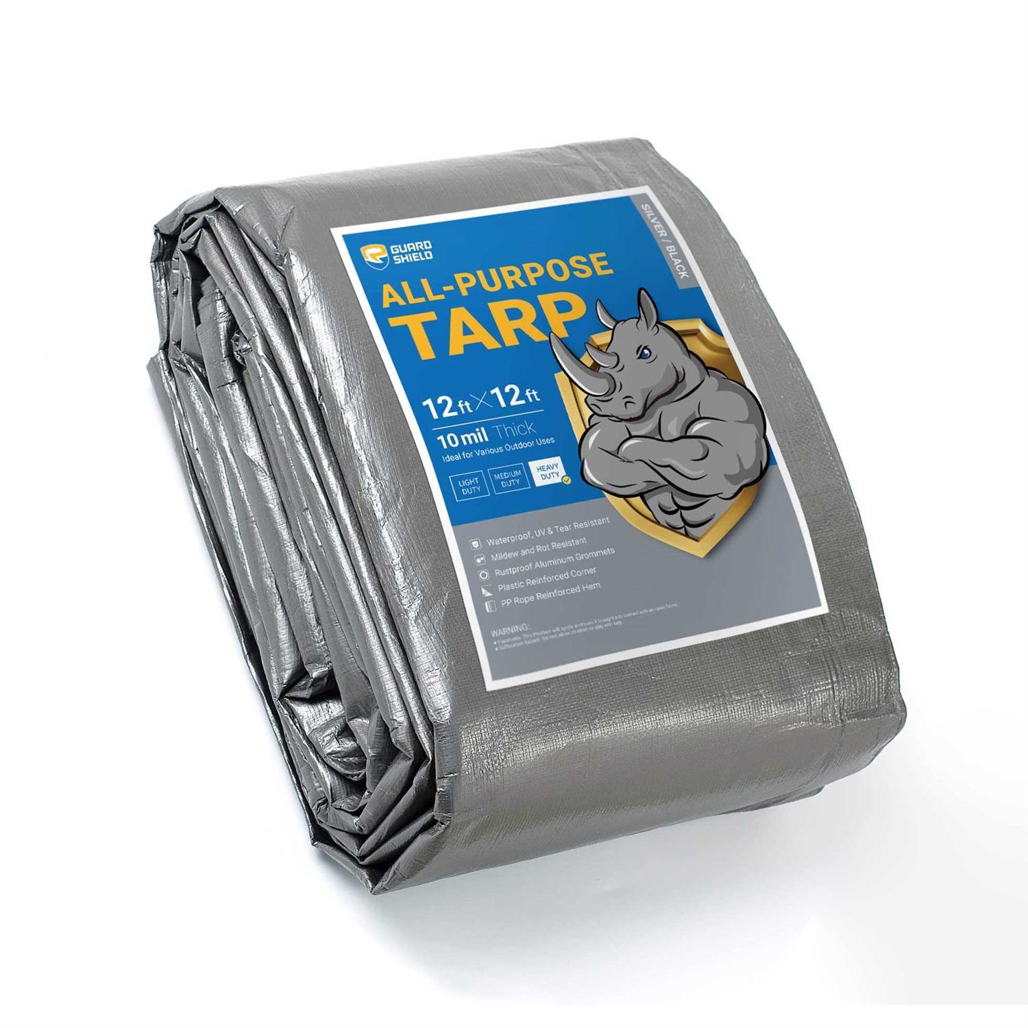 gUARD SHIELD Tarp Multi Purpose Waterproof Poly Tarp Cover - Cheap Fitting