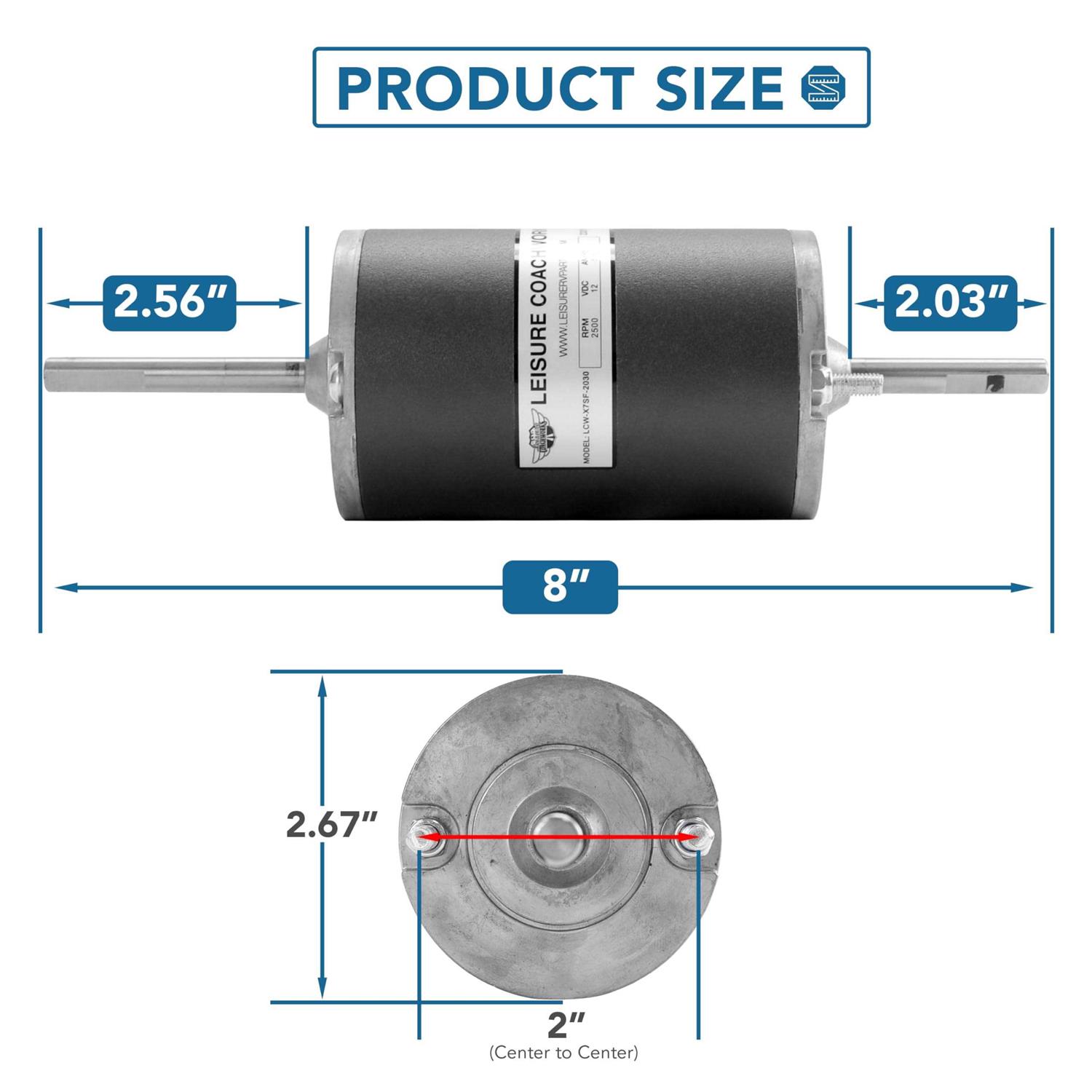Furnace Motor Replacement for Suburban RV for Sf-20 / Sf-30 233101 - Cheap Fitting