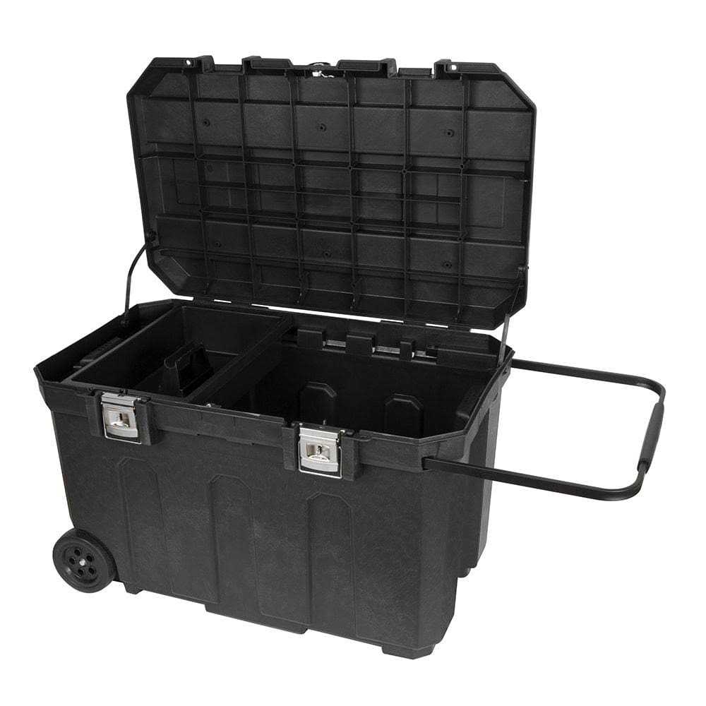 CRAFTSMAN 37-in Black Plastic Wheels Lockable Tool Box - Cheap Fitting