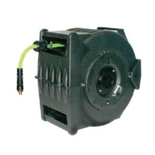 Flexzilla Retractable Air Hose Reel with Levelwind Technology - Cheap Fitting