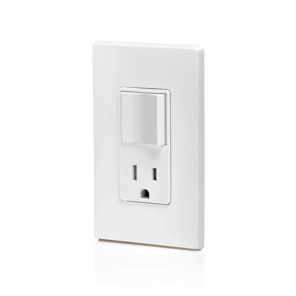 Leviton Decora Switch & Outlet White - Cheap Fitting