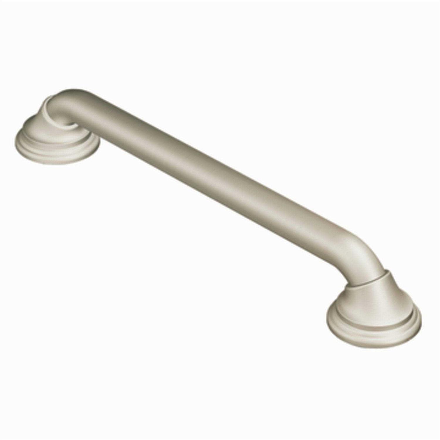 Moen Brushed Nickel 18 Designer Grab Bar - Cheap Fitting