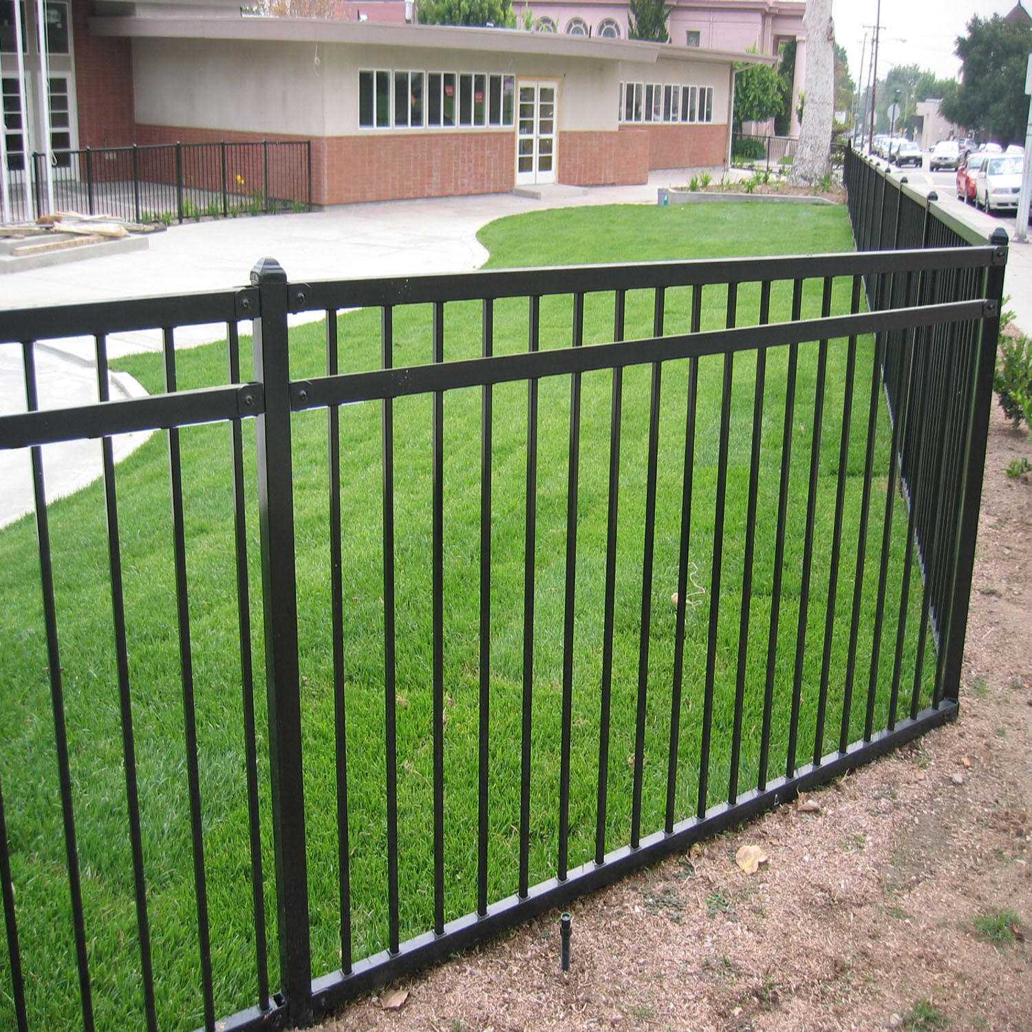 XCEL Black Steel Fence Panel Style Easy Installation Fence Kit Outdoor Fencing for Yard - Cheap Fitting