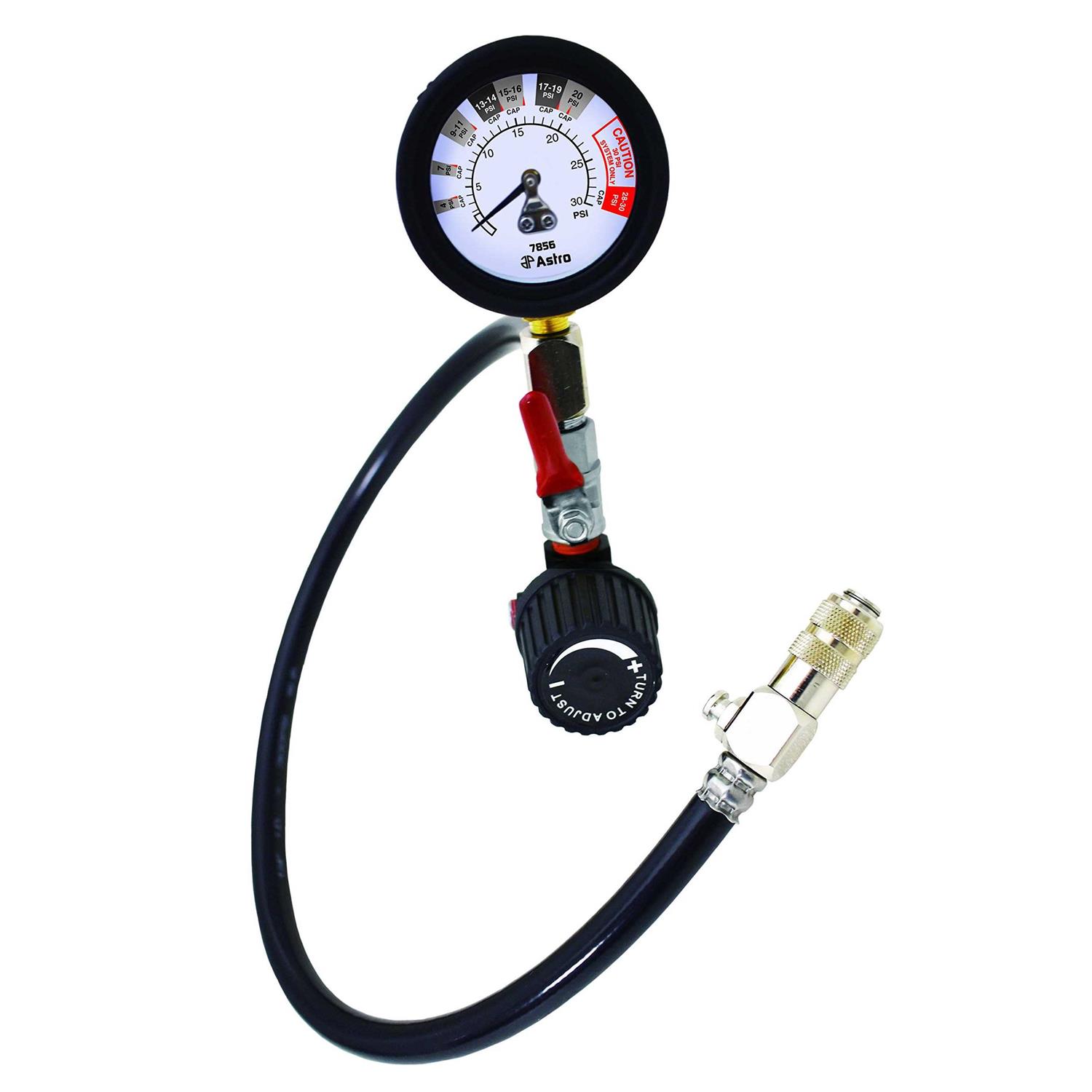Astro Pneumatic 7856 Universal Air Powered Cooling System Pressure Tester - Cheap Fitting
