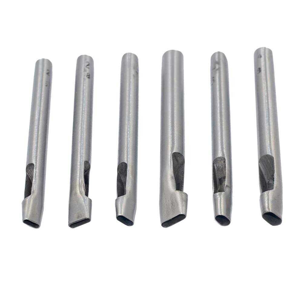 DGOL 6 Sizes Leather Oval Hole Punch Belt Hollow Punching Cutting - Cheap Fitting