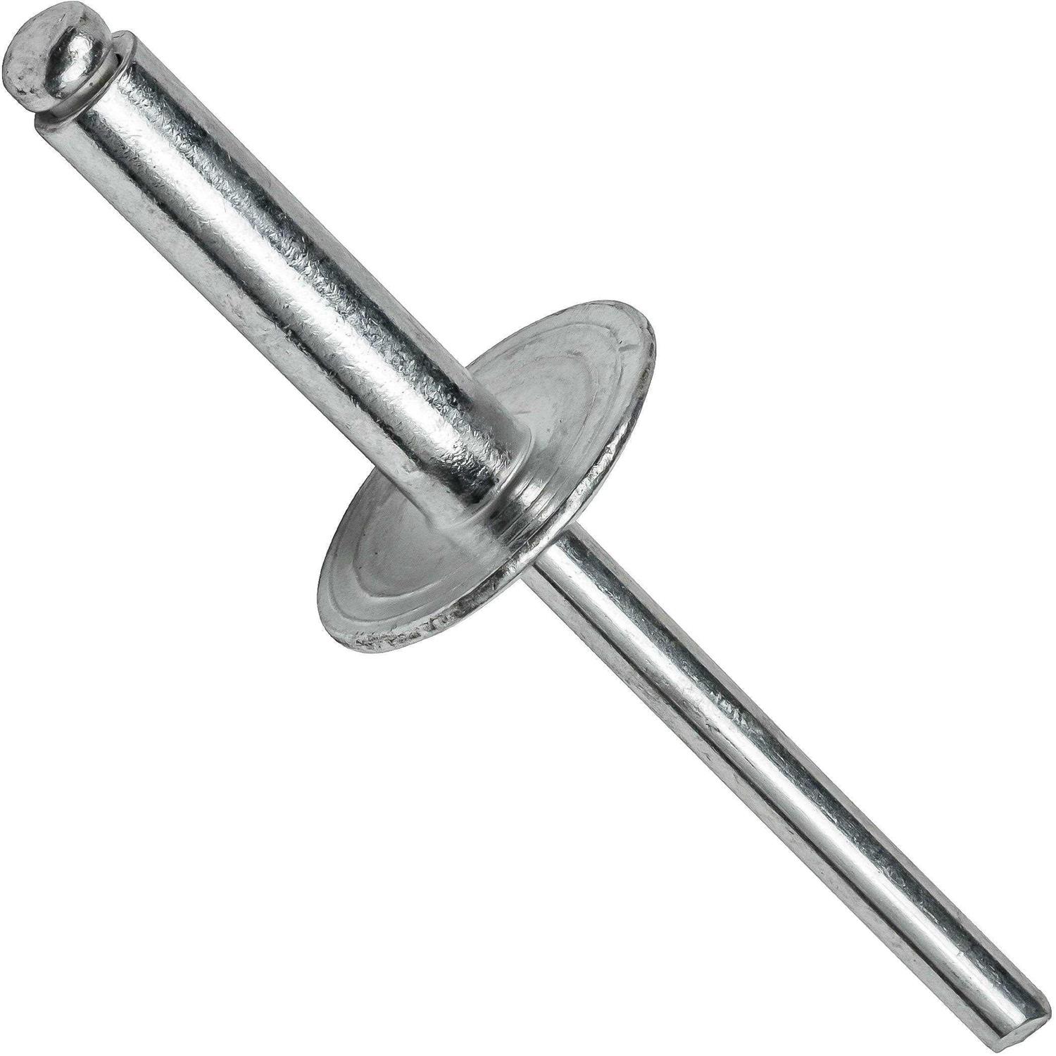 Fastenere.com Large Flange Head Pop Rivets Aluminum Qty 50 - Cheap Fitting