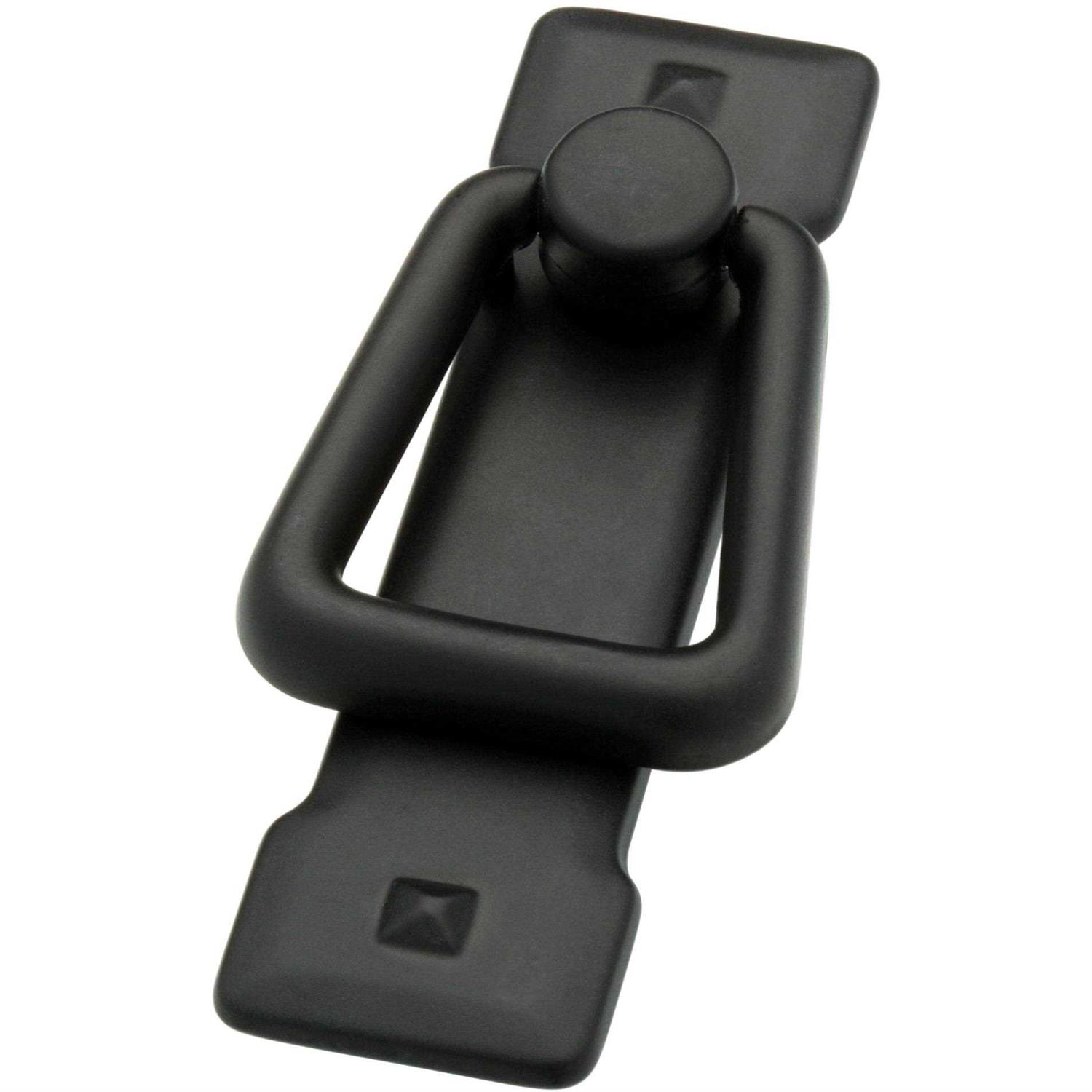 Liberty Hardware 62077bk Mission Style Ring Pull with Backplate P62077BK - Cheap Fitting