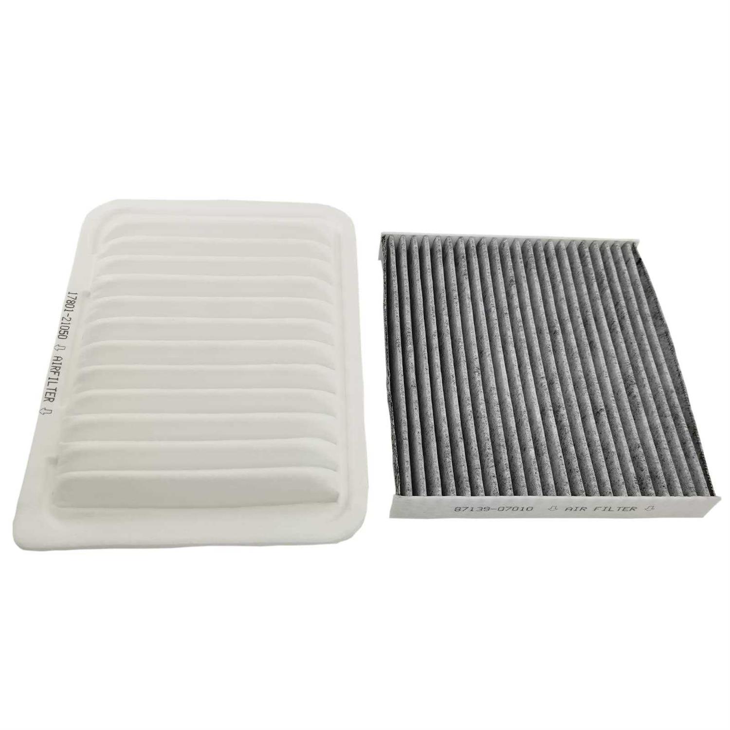 GaeaAuto Engine Air Filter & Carbon Cabin Air Filter fit for Corolla Matrix Yaris Scion xD Vibe - Cheap Fitting
