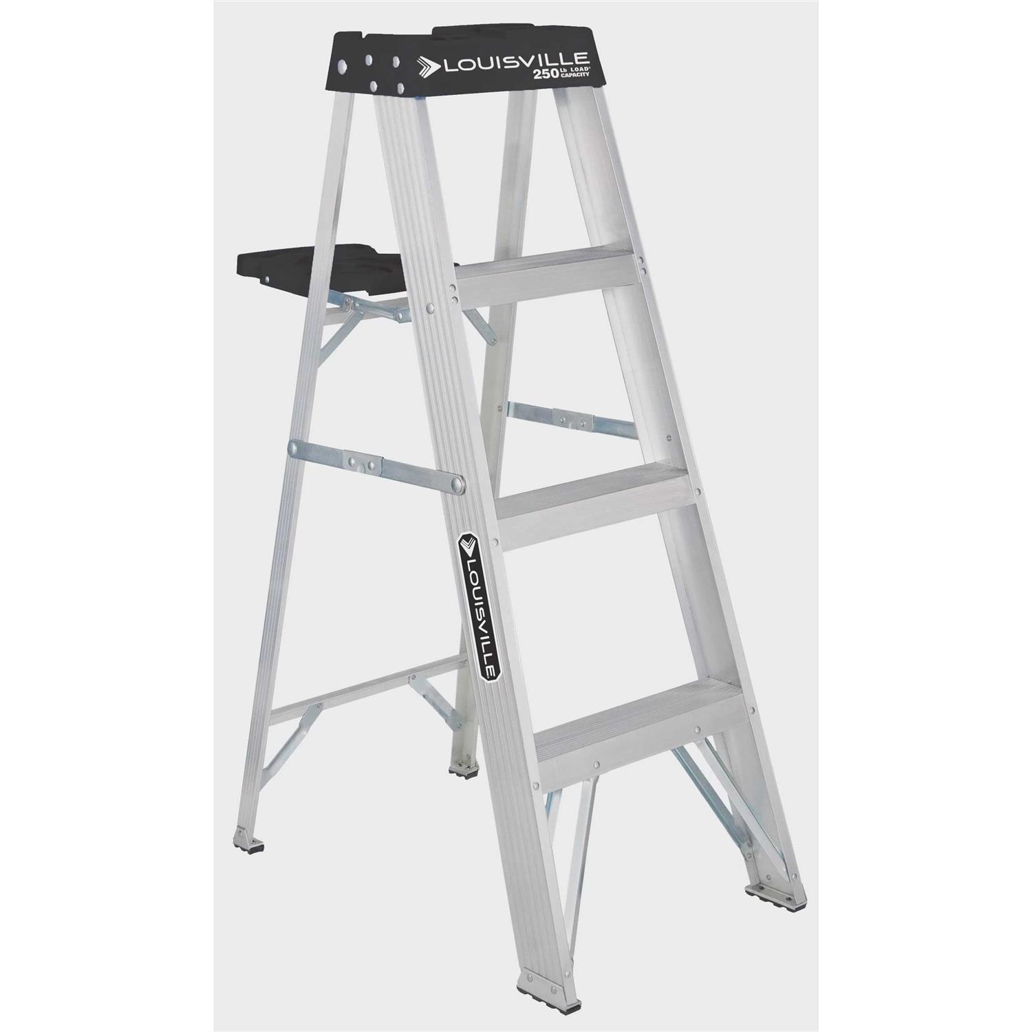 Louisville Ladder 4′ Aluminum Step Ladder - Cheap Fitting