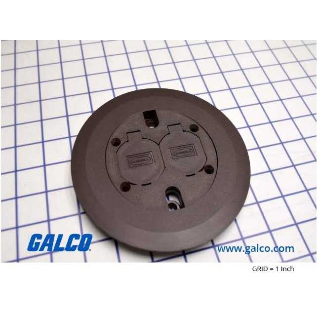 Hubbell 34251 Floor Box Cover and Flange PFBCBRA - Cheap Fitting