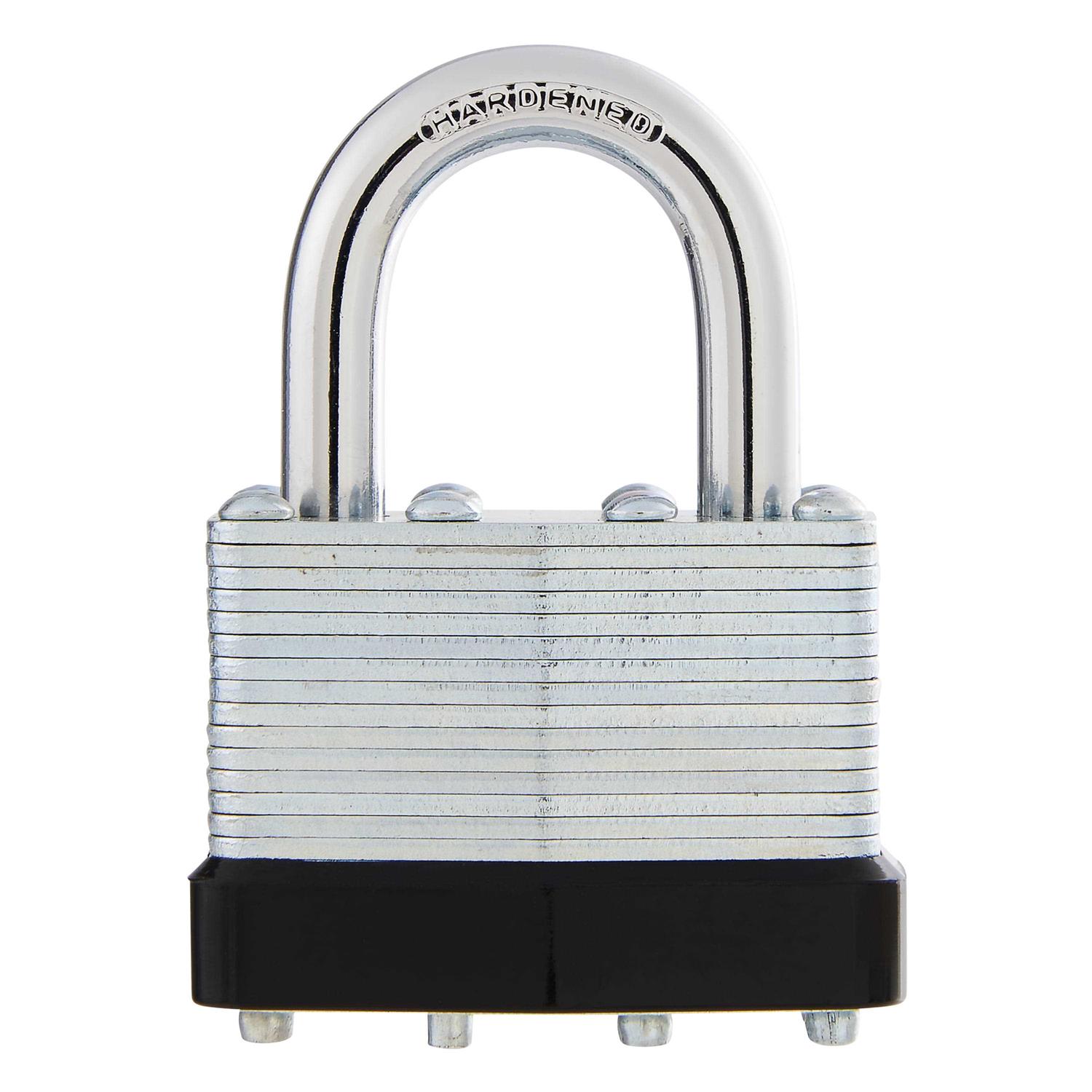 Hyper Tough Laminated Steel Padlock with Shackle - Cheap Fitting