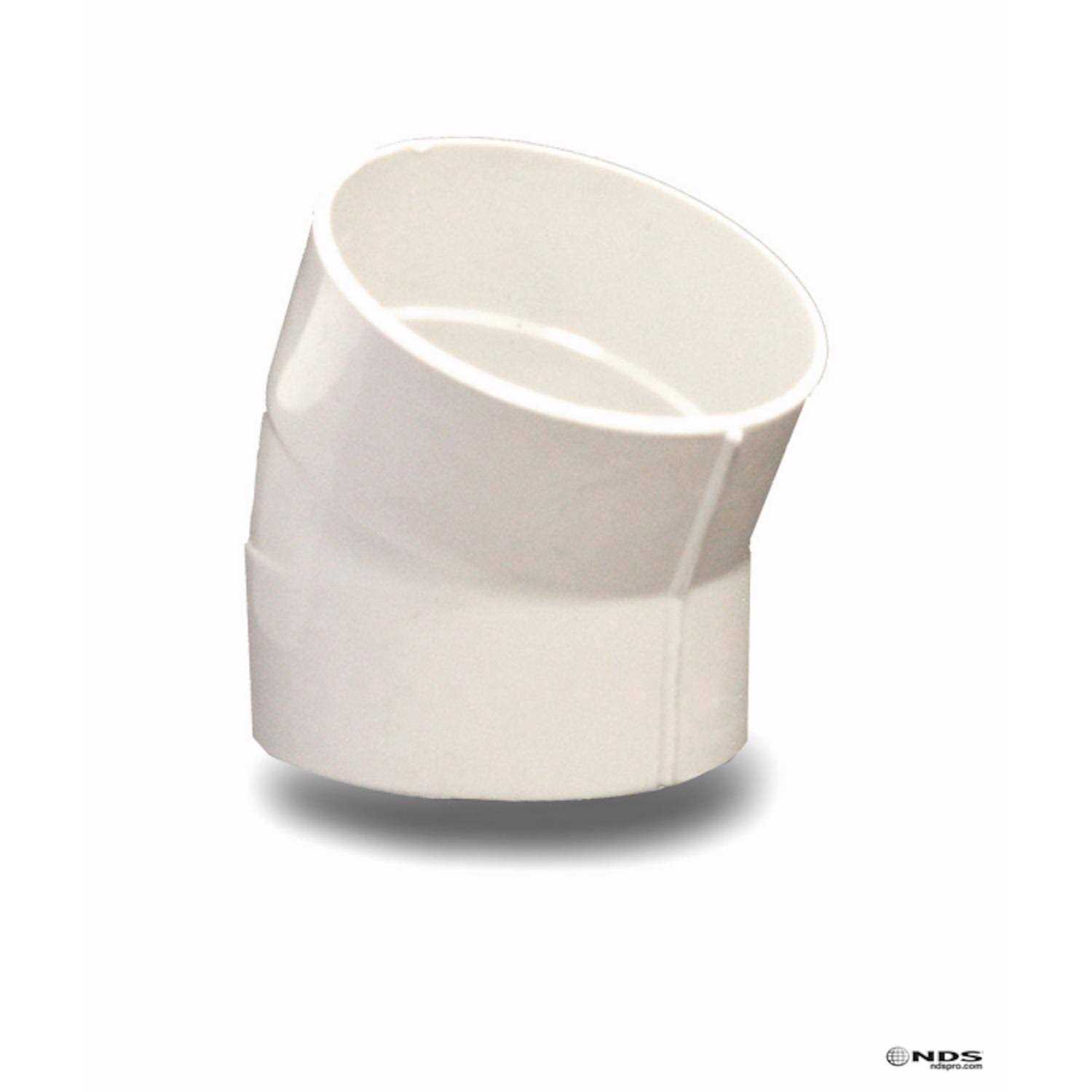 NDS PVC 4-in x 4-in Dia Elbow - Cheap Fitting