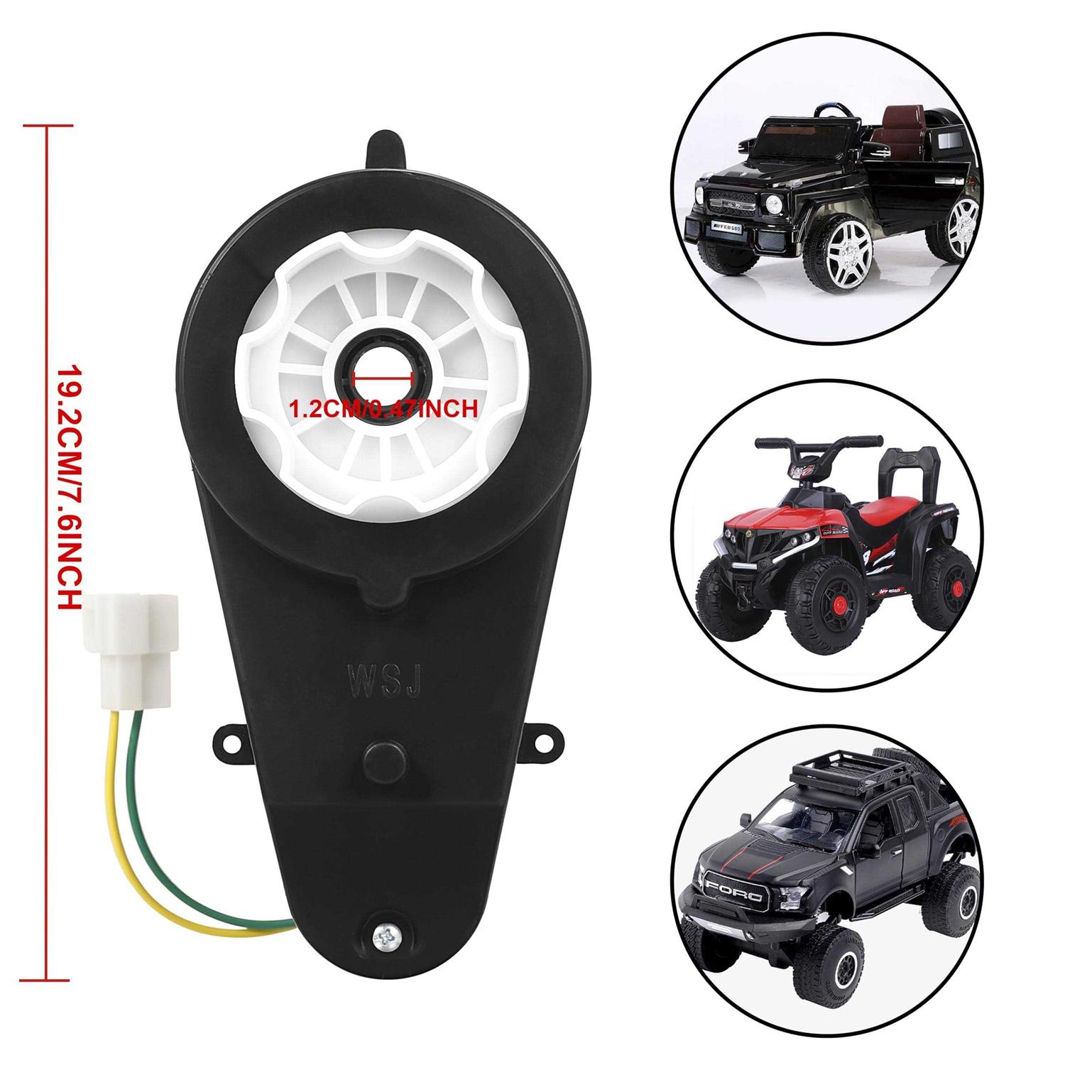 12V 40000RPM Motor 12V Kids Ride On Car Gearbox 2Pcs Electric Motor Gearbox Motorcycles High Speed RS550 Drive Engine Match Kids Ride On Toys Car - Cheap Fitting