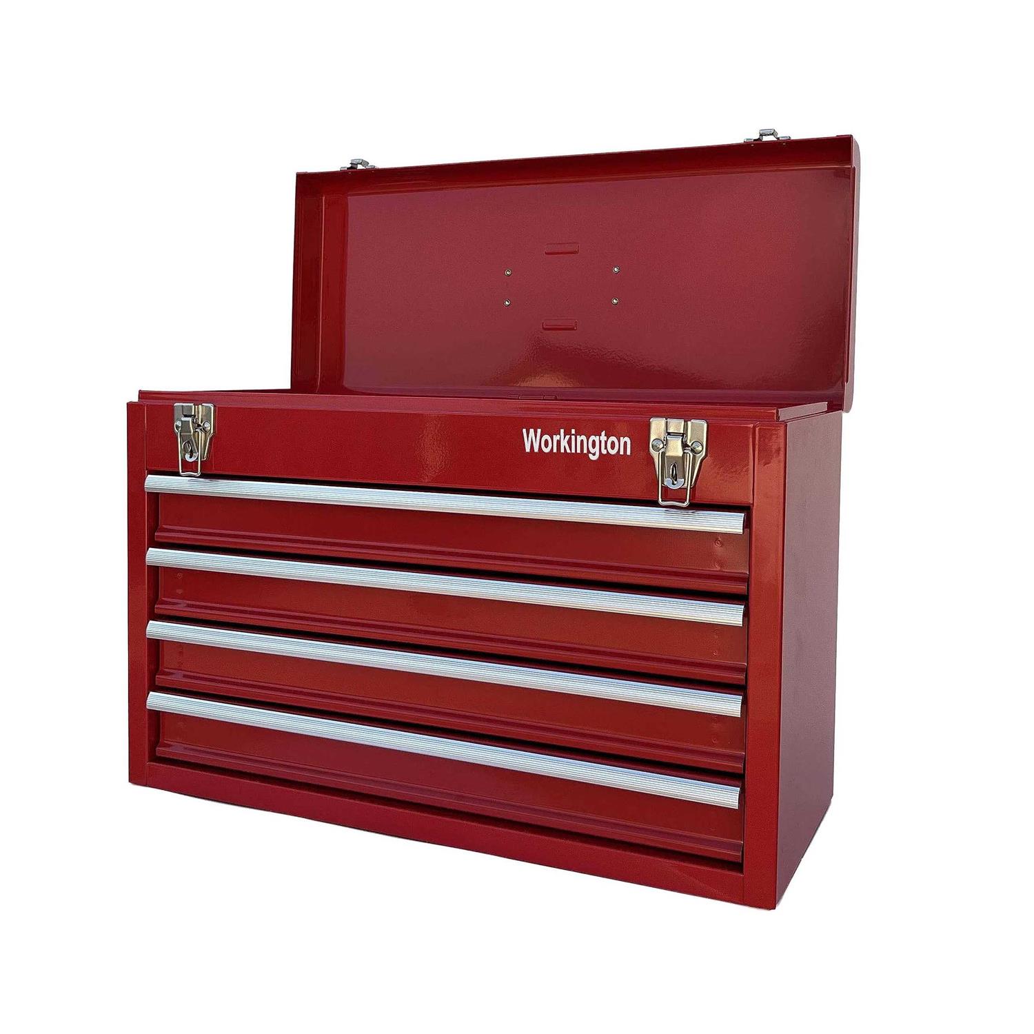 Workington Portable Metal Tool Chest with 4 Drawers 20 4-Drawer Tool Chest Cabinet with Ball Bearing Drawer Slides - Cheap Fitting