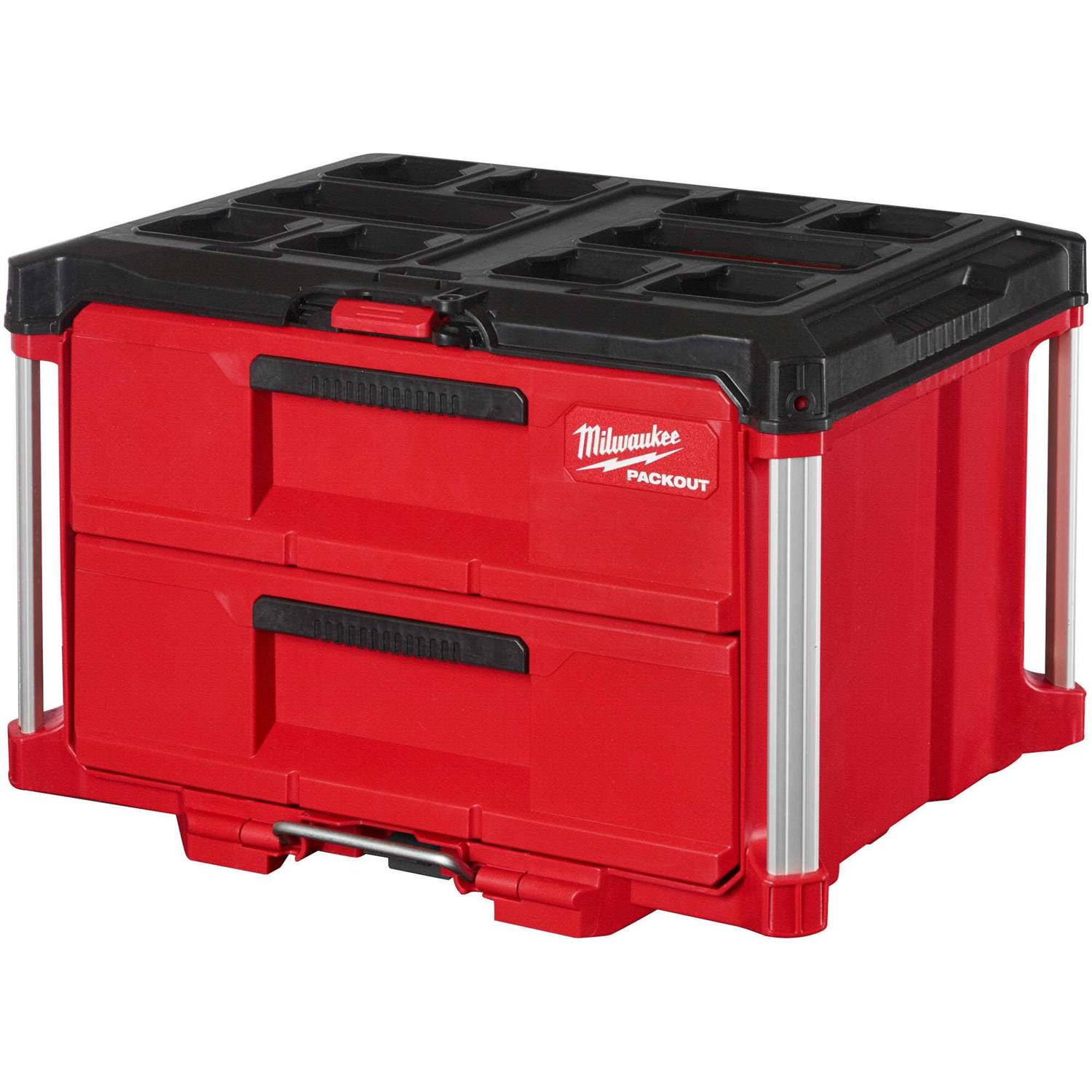 Milwaukee PACKOUT 2 Drawer Tool Box - Cheap Fitting