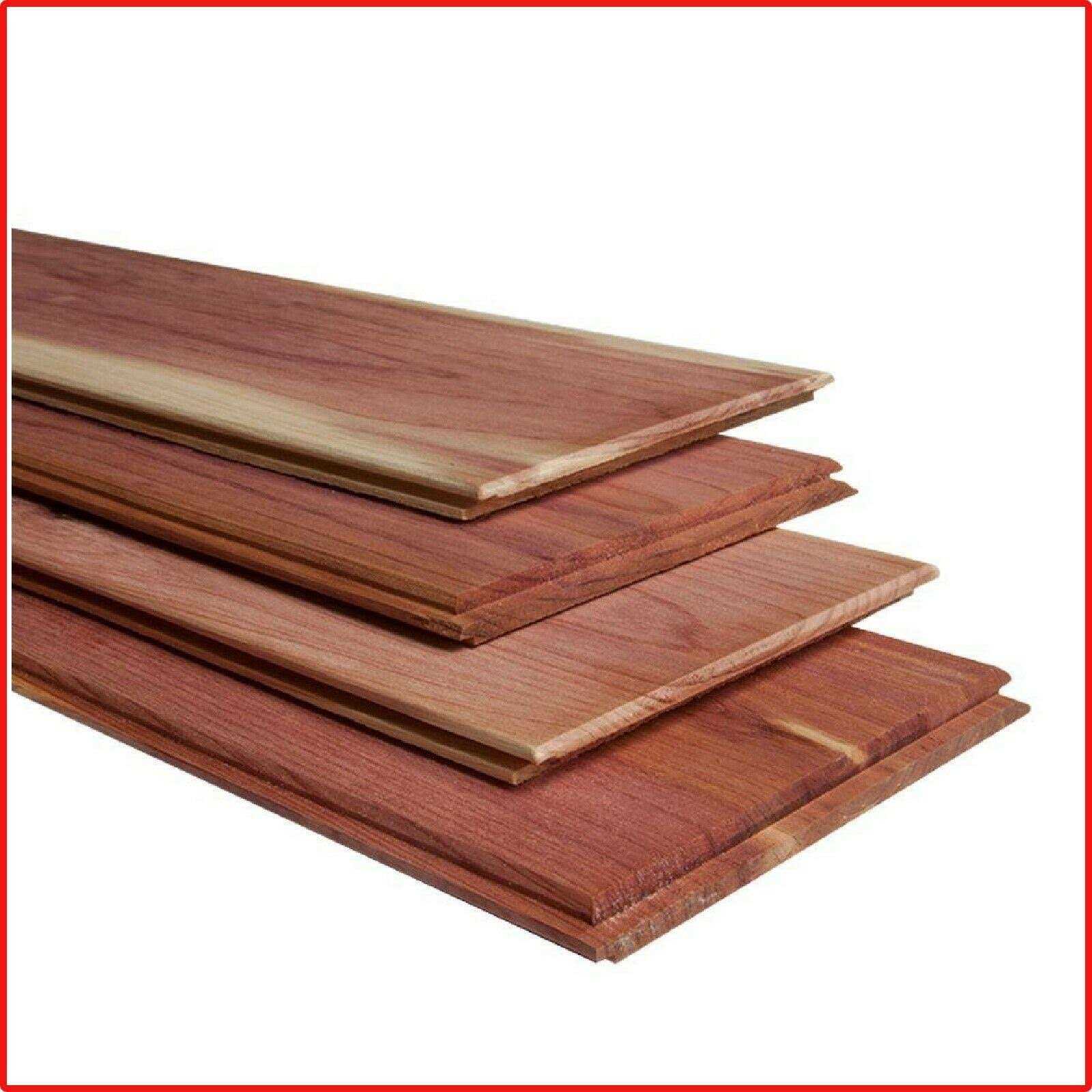 1/4 in. x 3-3/4 in. x 48 in. 100% Aromatic Eastern Red Cedar Planking - Cheap Fitting