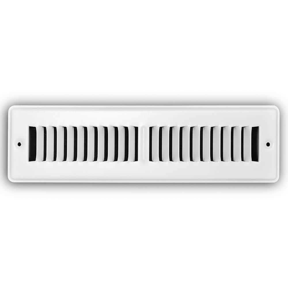 Everbilt 2 in. x 2-Way Steel Toe-Kick Floor Grille - Cheap Fitting