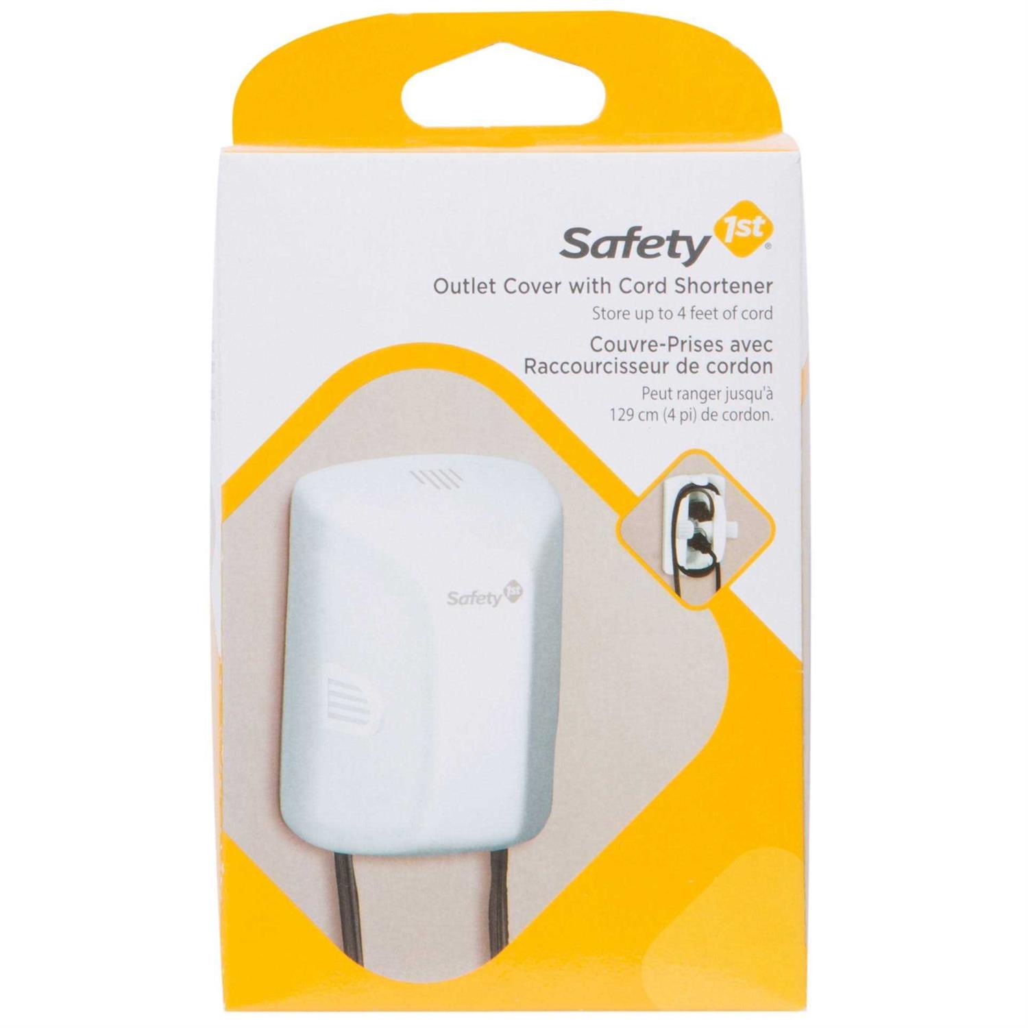 Safety 1st Outlet Cover with Cord Shortener - Cheap Fitting