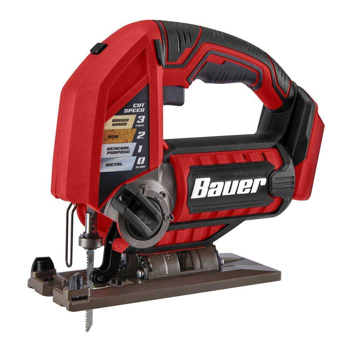 Bauer 20V Cordless Variable Speed Jig Saw - Cheap Fitting