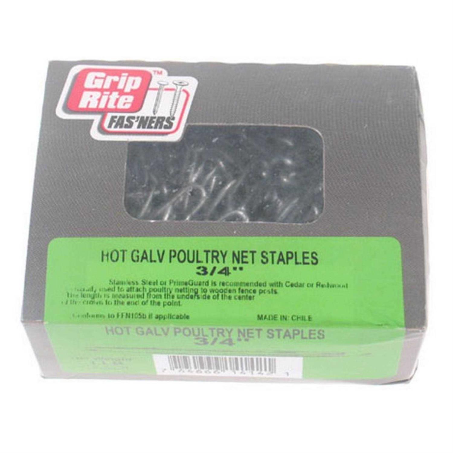 Grip-Rite 3/4 in. Hot-Dip Galvanized Staples - Cheap Fitting
