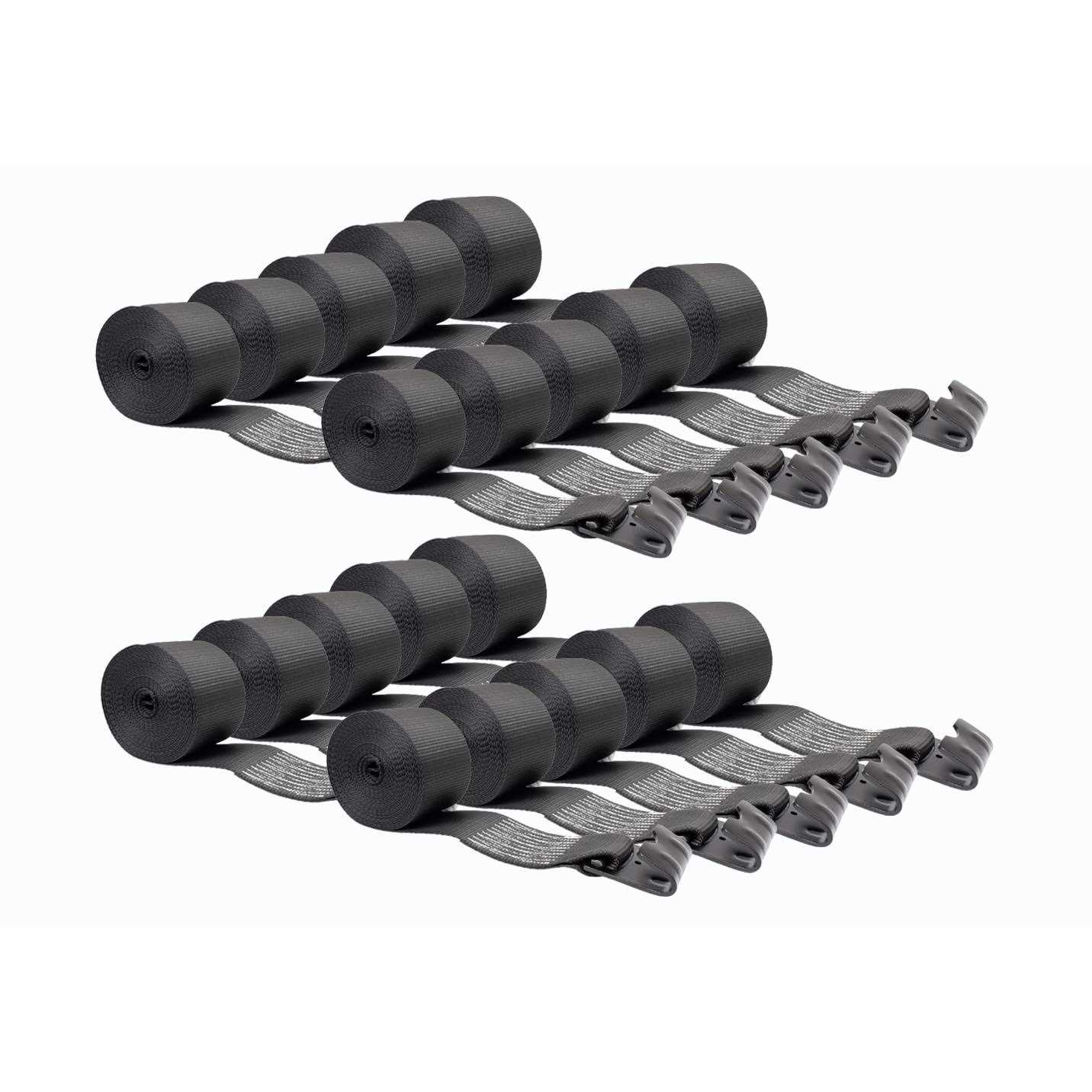 Mytee Products 4 Heavy Duty Winch Straps with Flat Hook Wll# 5400 LBS - Cheap Fitting