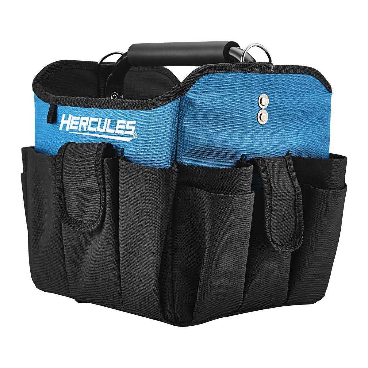 Hercules 10 in. Tool Tote with 22 Pockets - Cheap Fitting