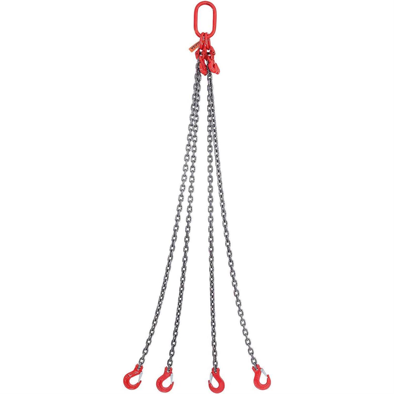 VEVOR Chain Sling 5/16 Inch x 5 Ft Lifting Chains with Hooks - Cheap Fitting