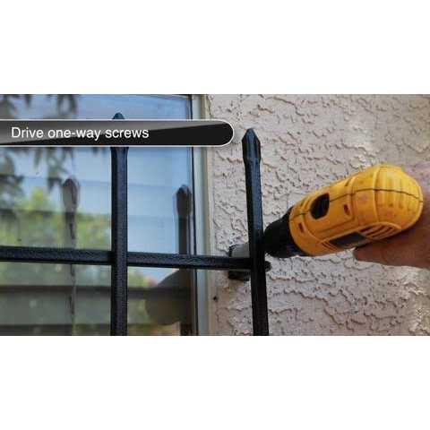 Unique Home Designs 4 White 1-Way Screws - Cheap Fitting