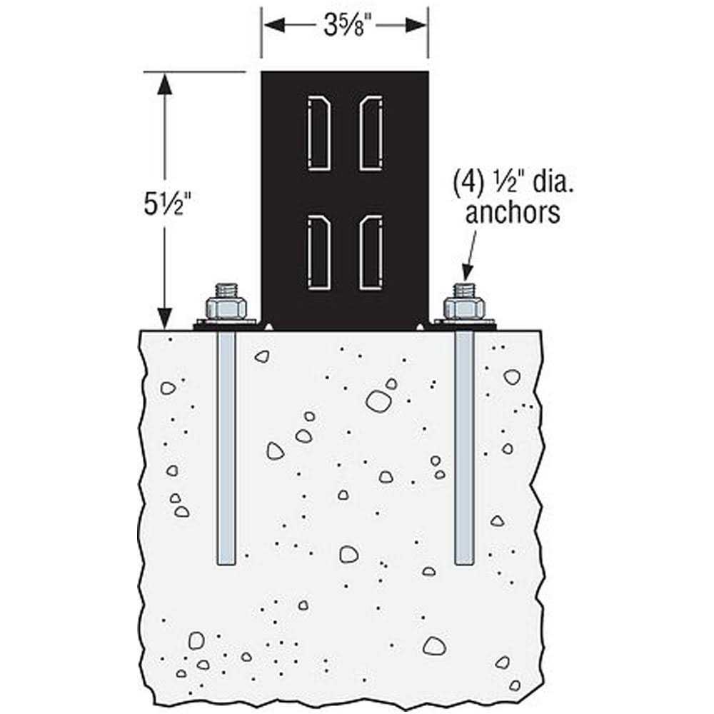 Simpson Strong-Tie Base FPBB44 - Cheap Fitting