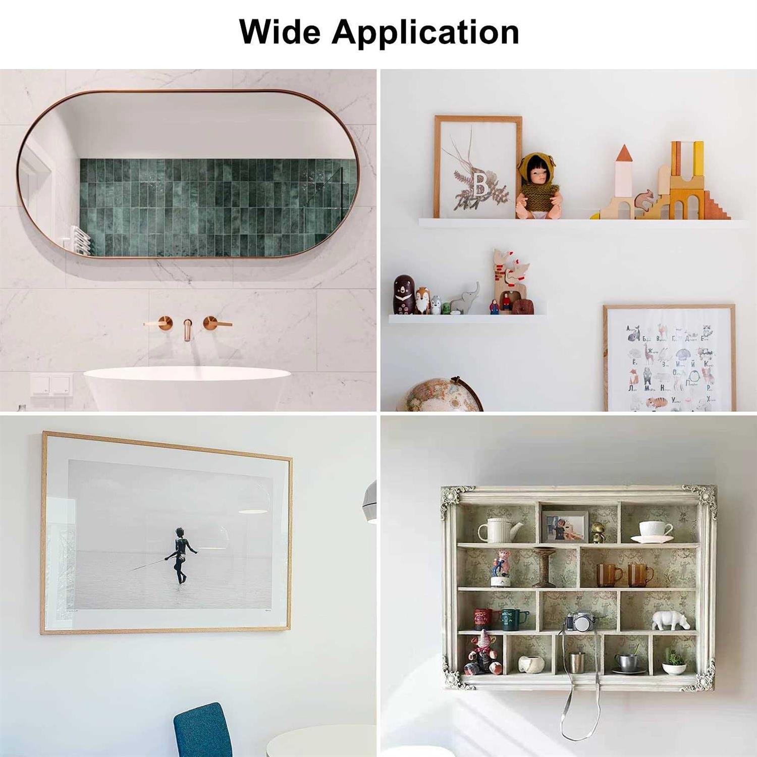 Apragaz 2” French Cleat Picture Hanger Heavy Duty Aluminum Z Clips with Screws - Cheap Fitting