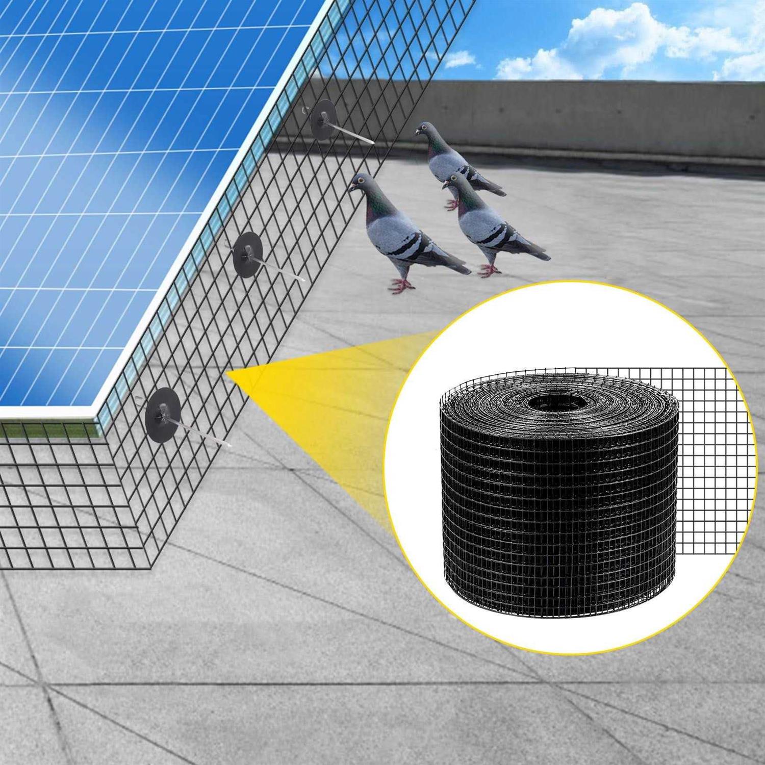 VEVOR Solar Panel Bird Wire 98ft Critter Guard Roll Kit - Cheap Fitting
