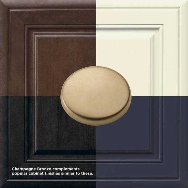 Liberty Artesia Center-to-Center Champagne Bronze Drawer Pull - Cheap Fitting