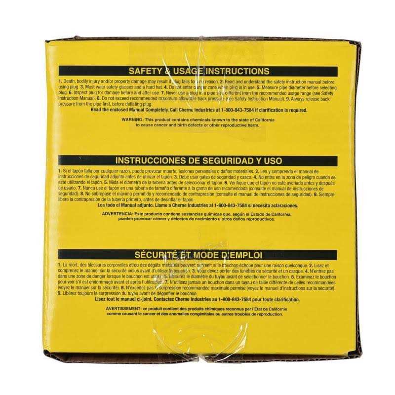 Cherne 270261 End-of-Pipe Gripper Plug - Cheap Fitting