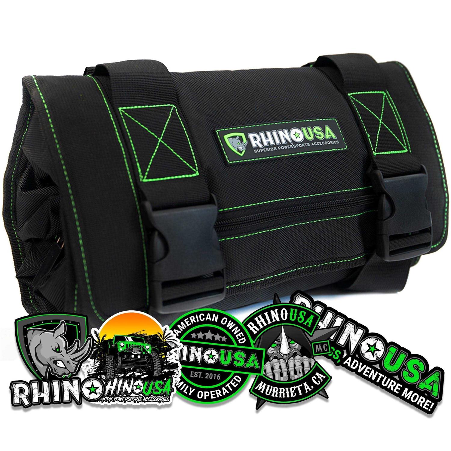 Rhino USA Tool Bag Roll Heavy Duty Canvas organizer pouch for tools - Cheap Fitting