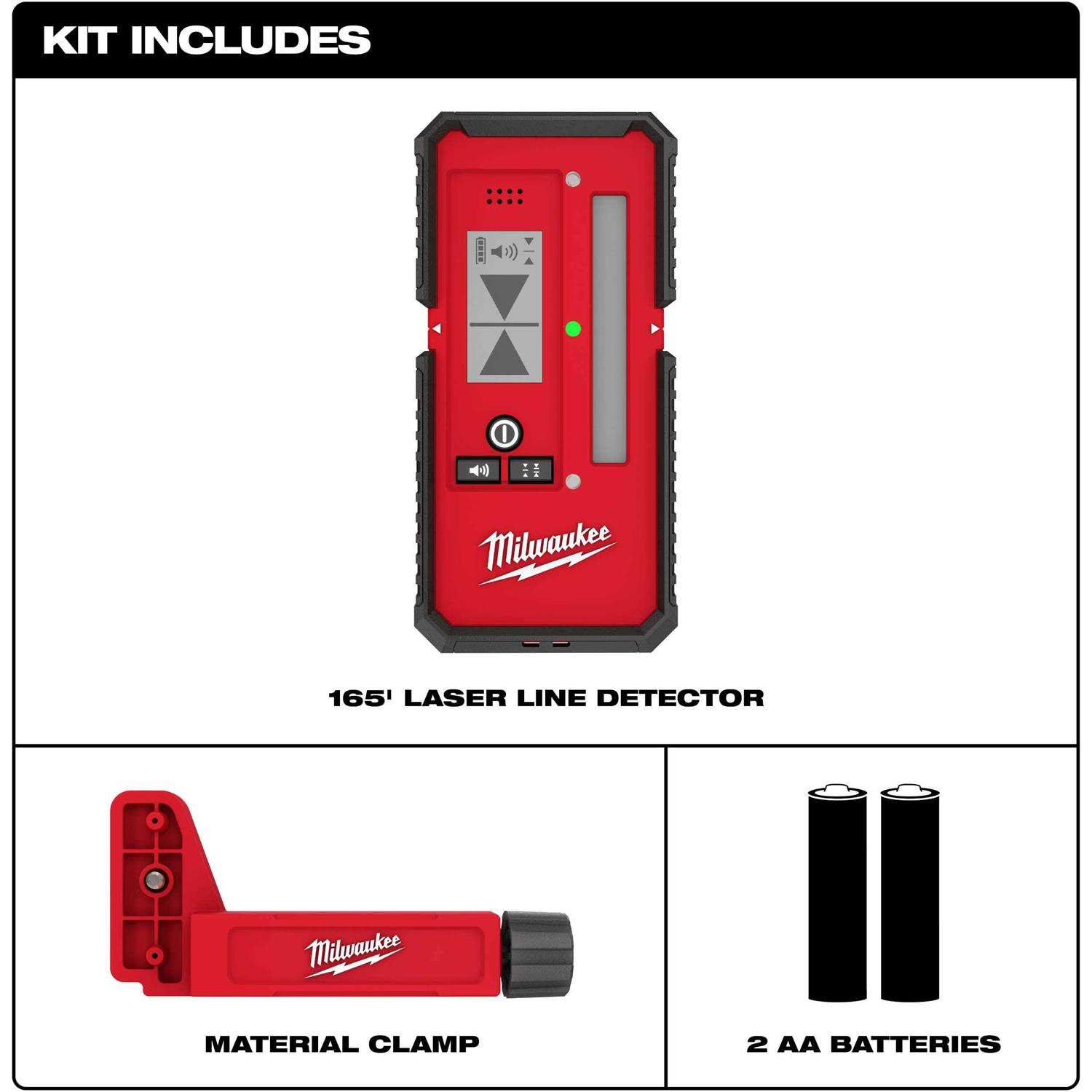 48-35-1211 Milwaukee 165′ Laser Line Detector - Cheap Fitting