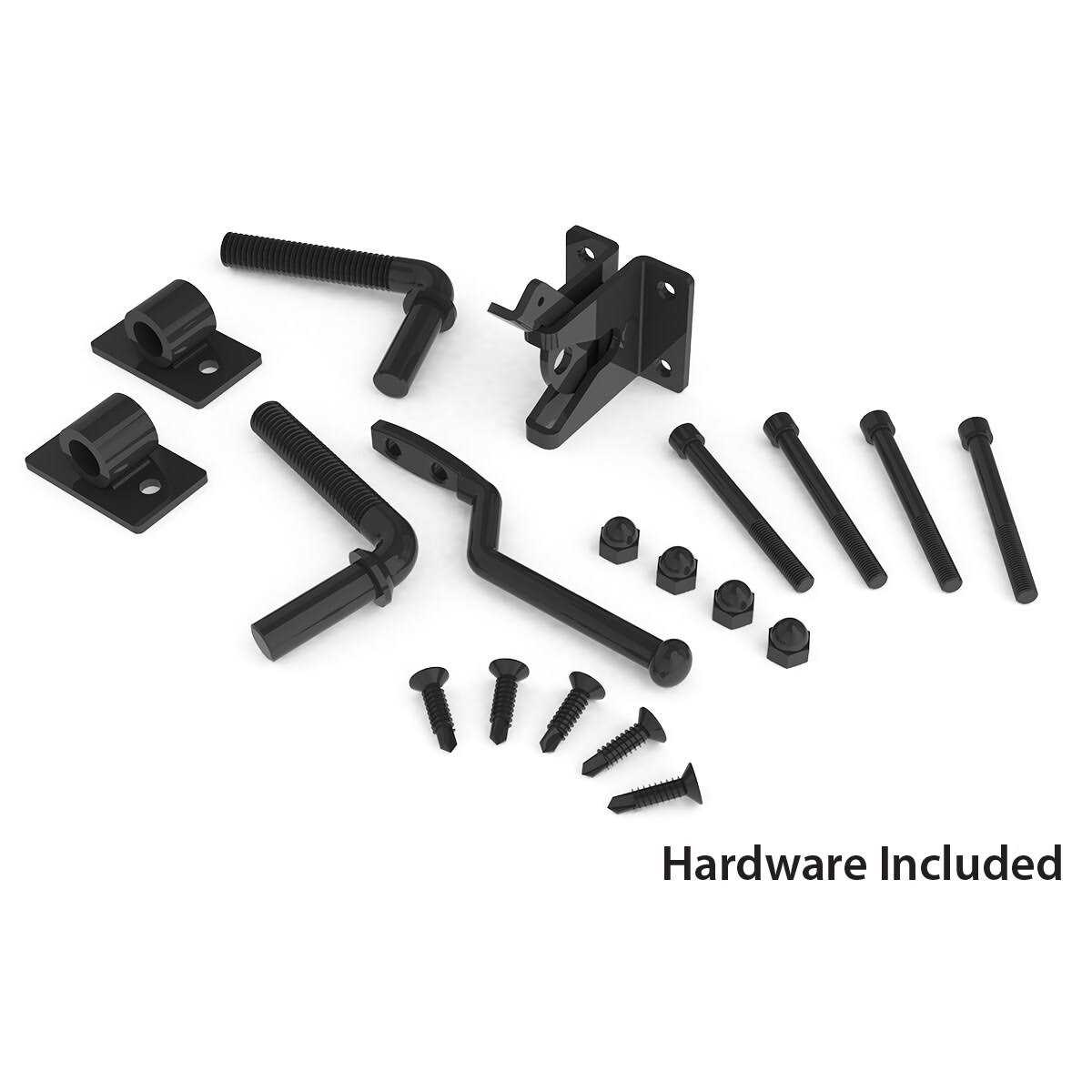 Ironcraft Fences 5ft H x 5ft W Euro Straight Steel Fence Gate - Cheap Fitting