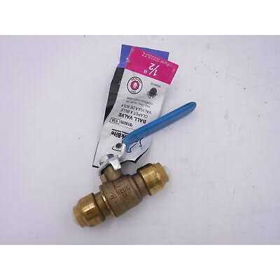 SharkBite Brass 1/2-in Push-to-connect Ball Valve 818076 - Cheap Fitting