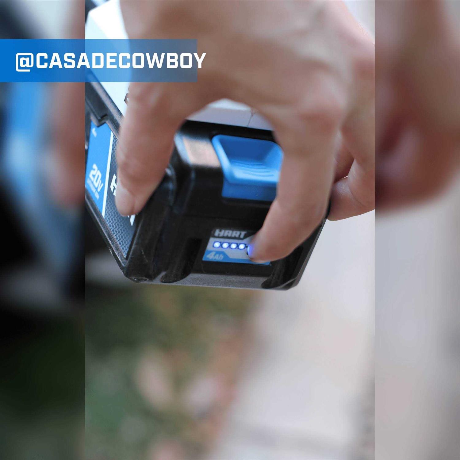 Hart 20-Volt 4.0Ah Lithium-Ion Battery - Cheap Fitting