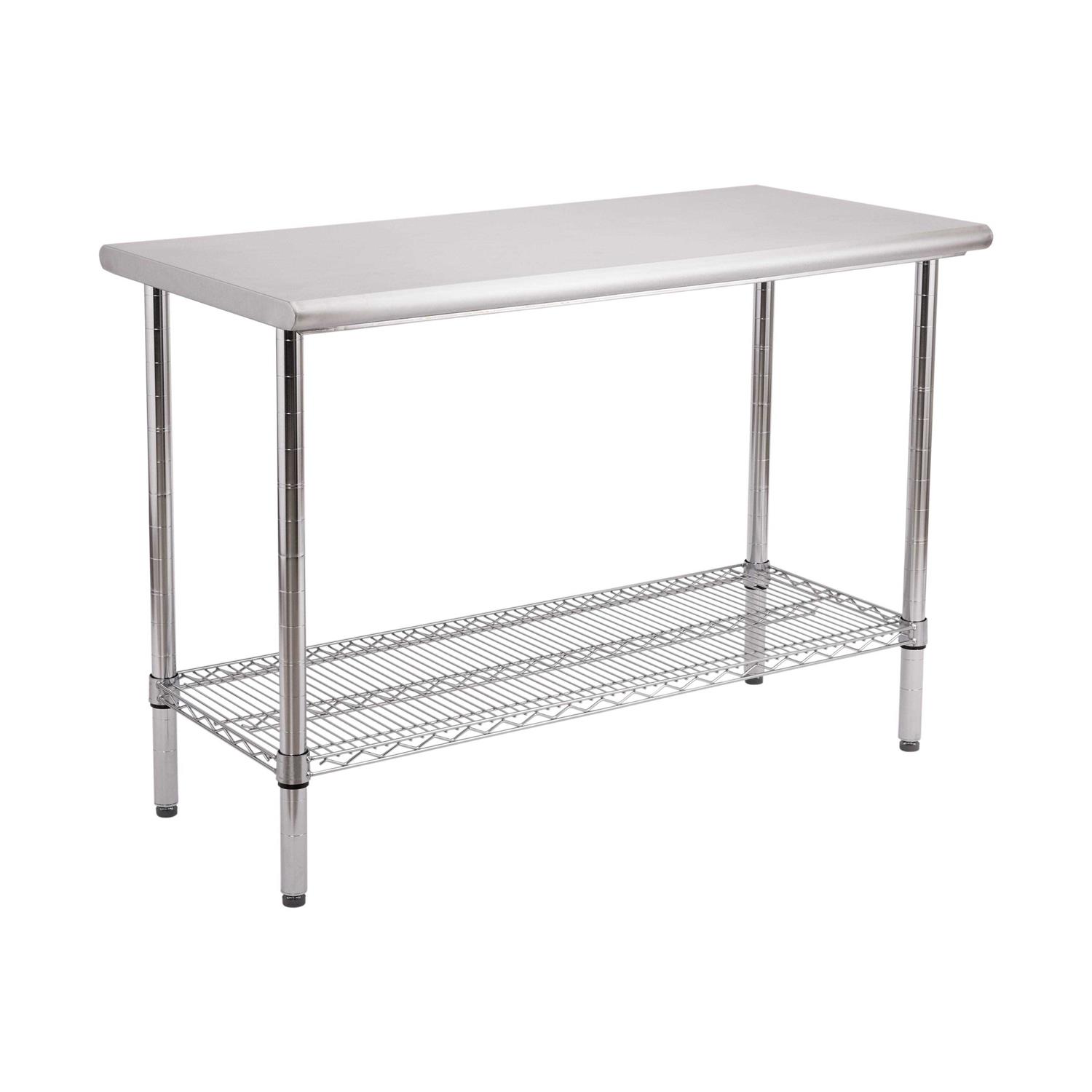 Seville Classics Stainless Steel Work Table - Cheap Fitting