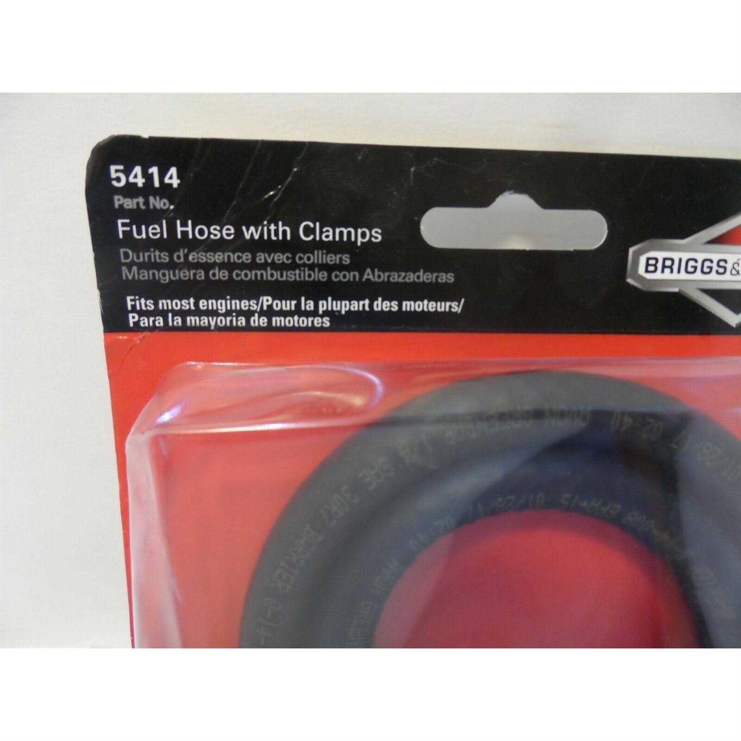 Briggs & Stratton 5414K Fuel Hose with Clamps - Cheap Fitting