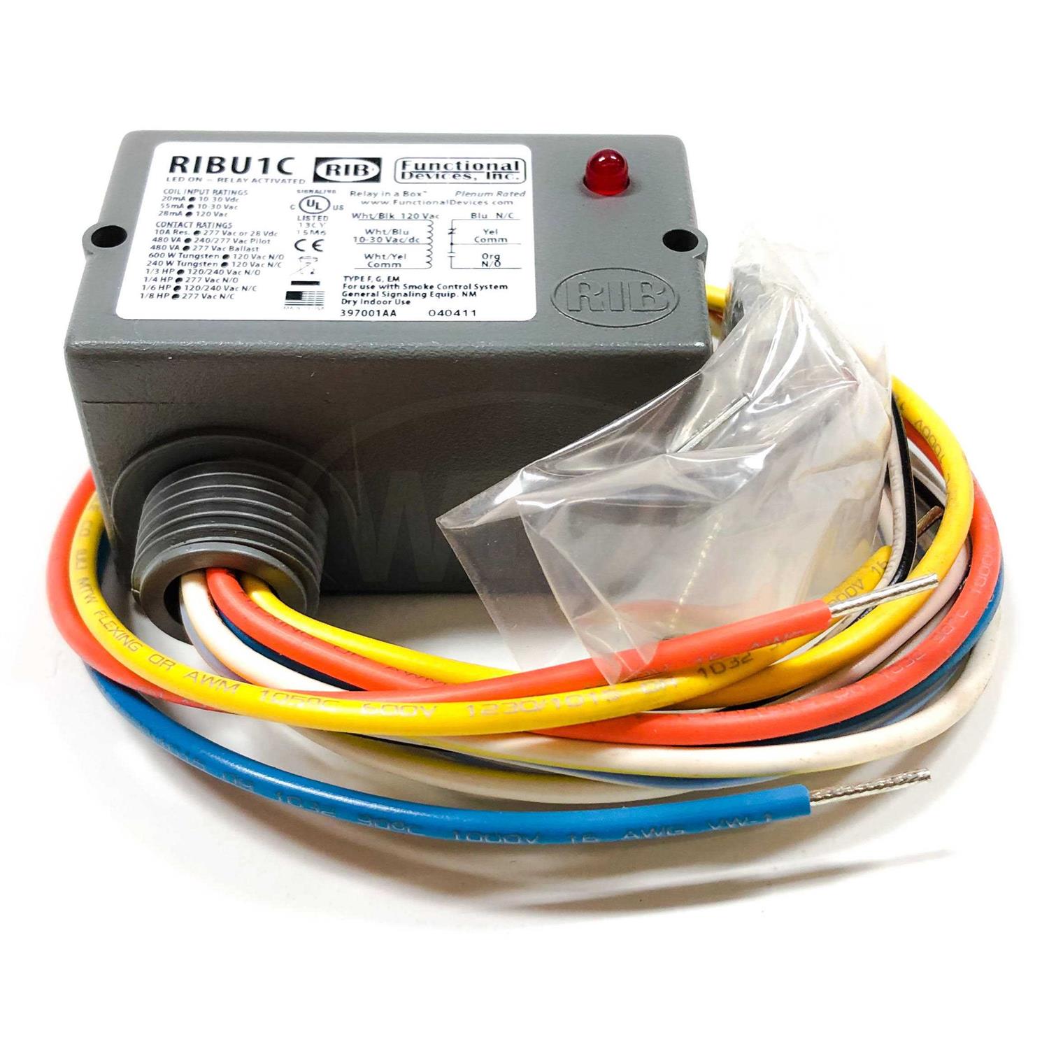 Functional Devices RIBU1C Relay - Cheap Fitting
