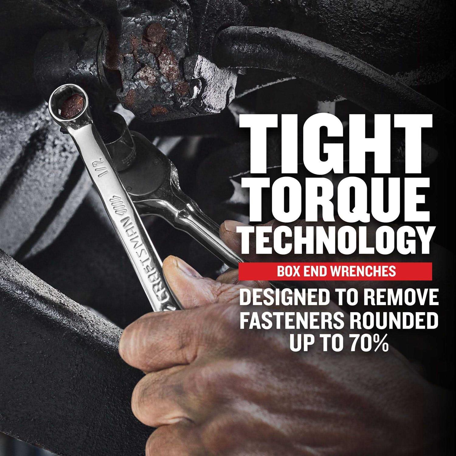 Craftsman Overdrive 6 Point Wrench Set 11 pc - Cheap Fitting