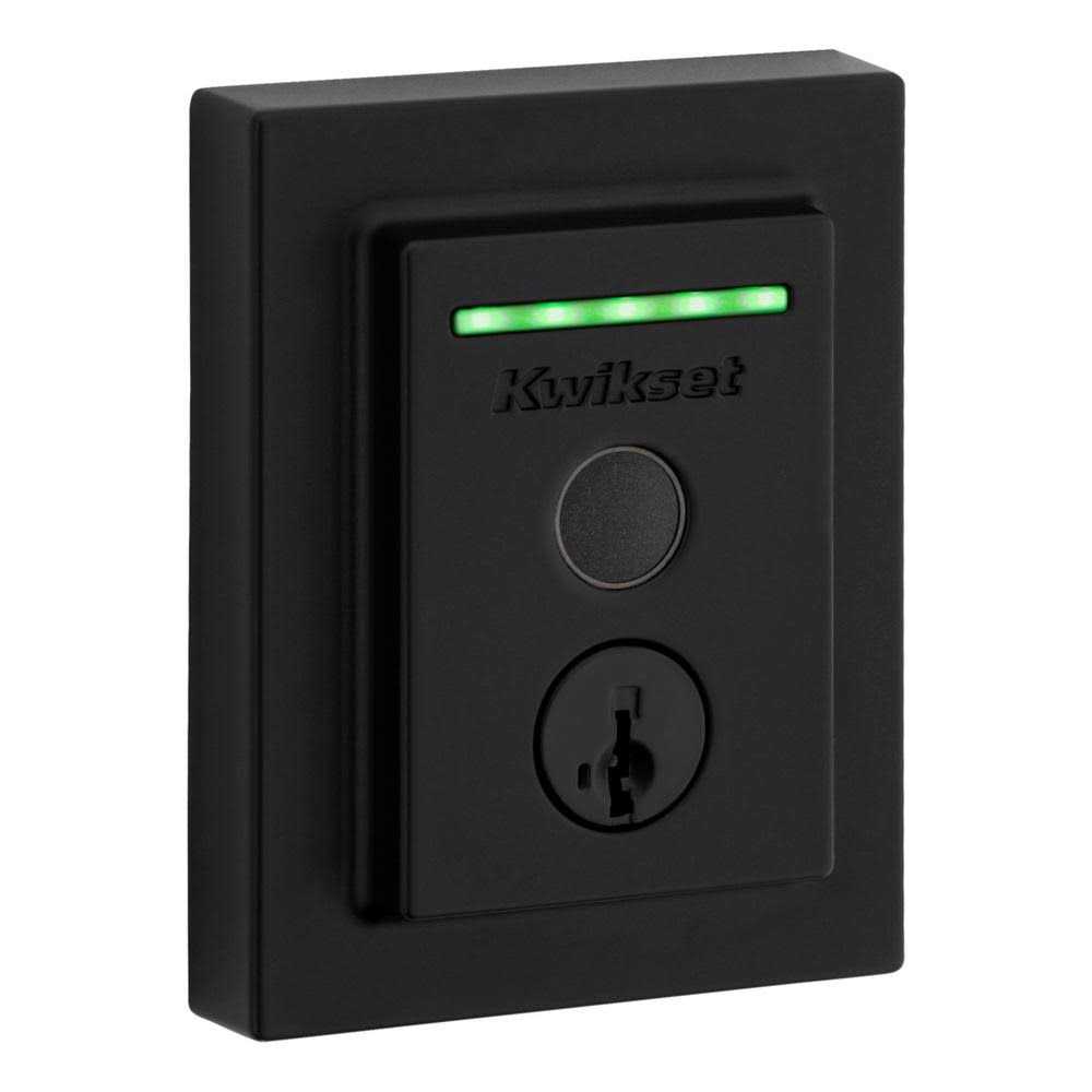 Kwikset Halo Touch Contemporary Fingerprint WiFi Electronic Smart Lock Deadbolt Featuring SmartKey Security - Cheap Fitting