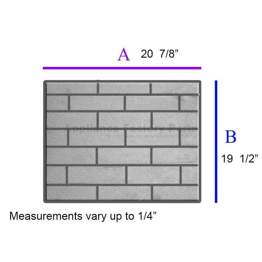 Mjh Firebrick Rear Service 20007495k - Cheap Fitting
