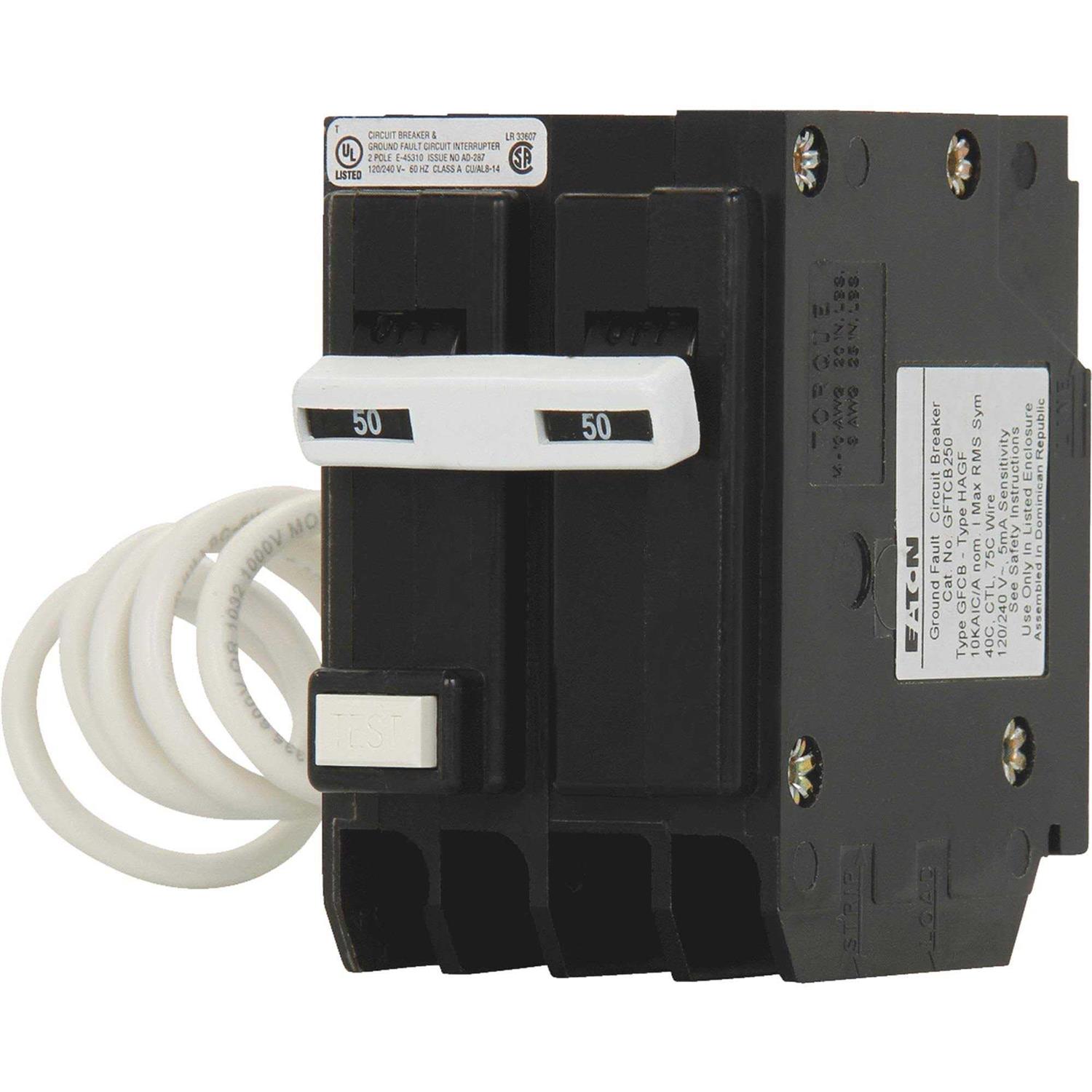Eaton GFTCB250 GFCI Circuit Breaker - Cheap Fitting