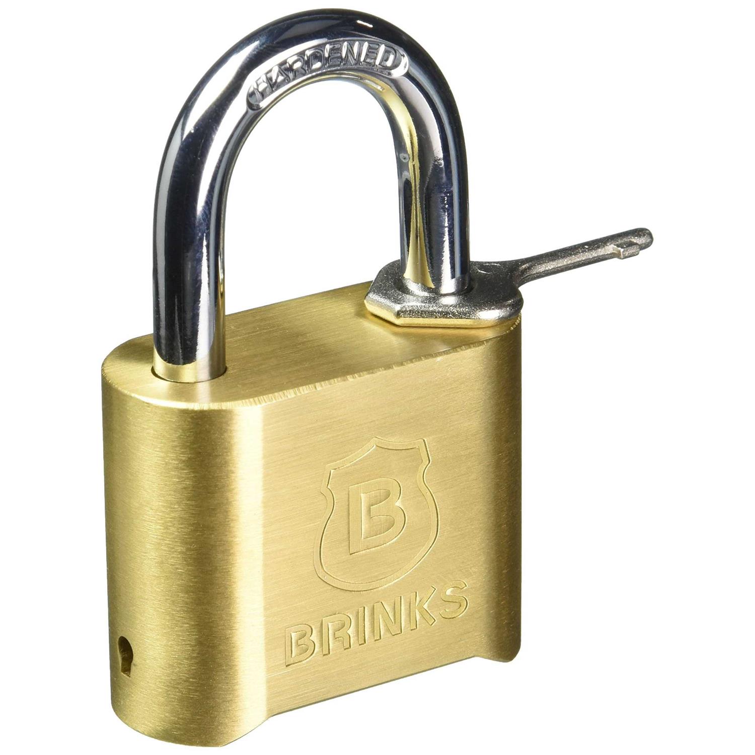 Brinks 50mm Brass Resettable Padlock - Cheap Fitting
