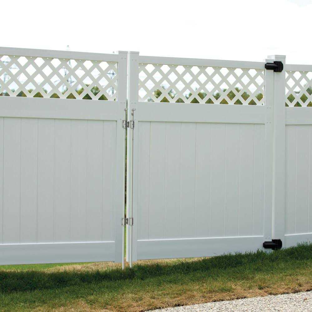 Barrette Outdoor Living 24.75 in. White Metal Heavy Duty Fence Drop Rod - Cheap Fitting