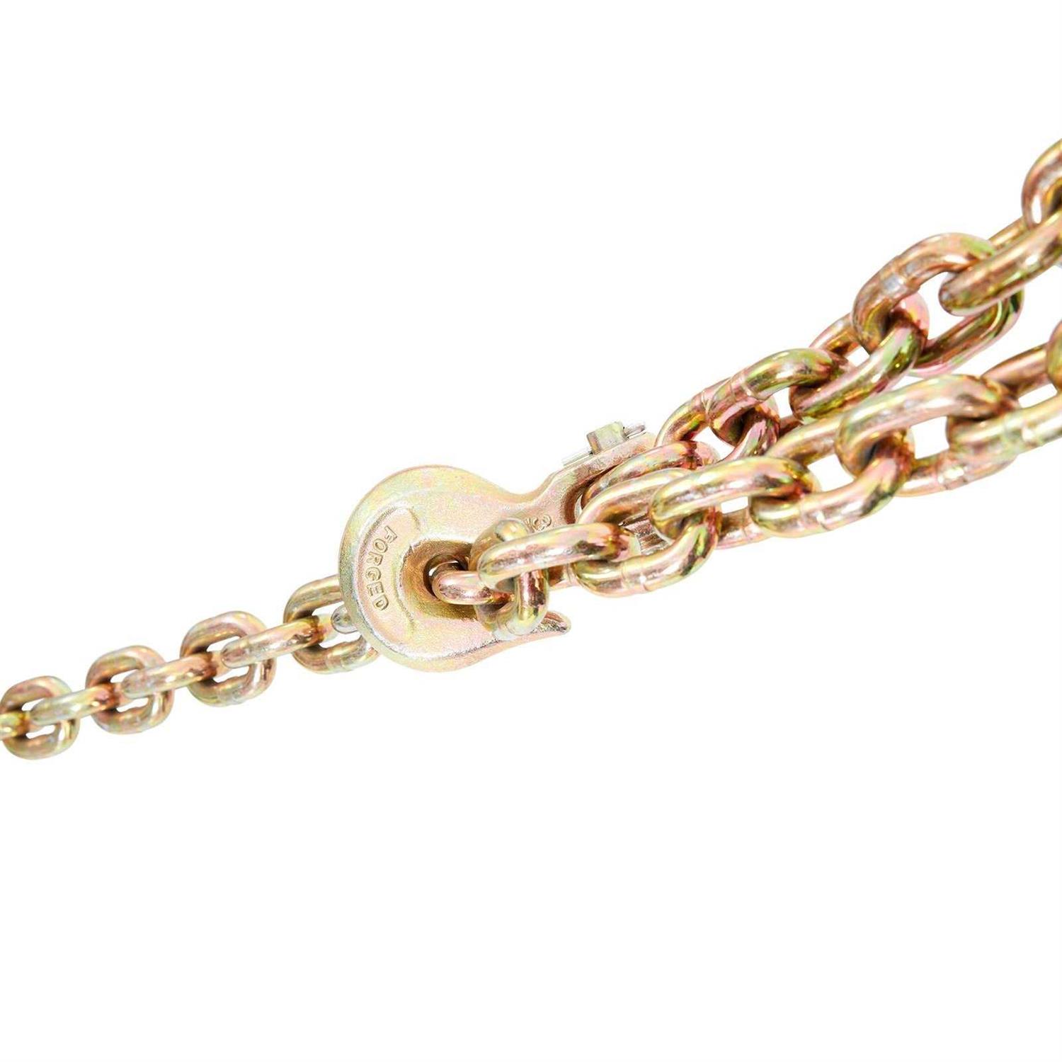 VEVOR Transport Binder Chain 5/16”x20′ Tow Chain with Grab Hooks - Cheap Fitting