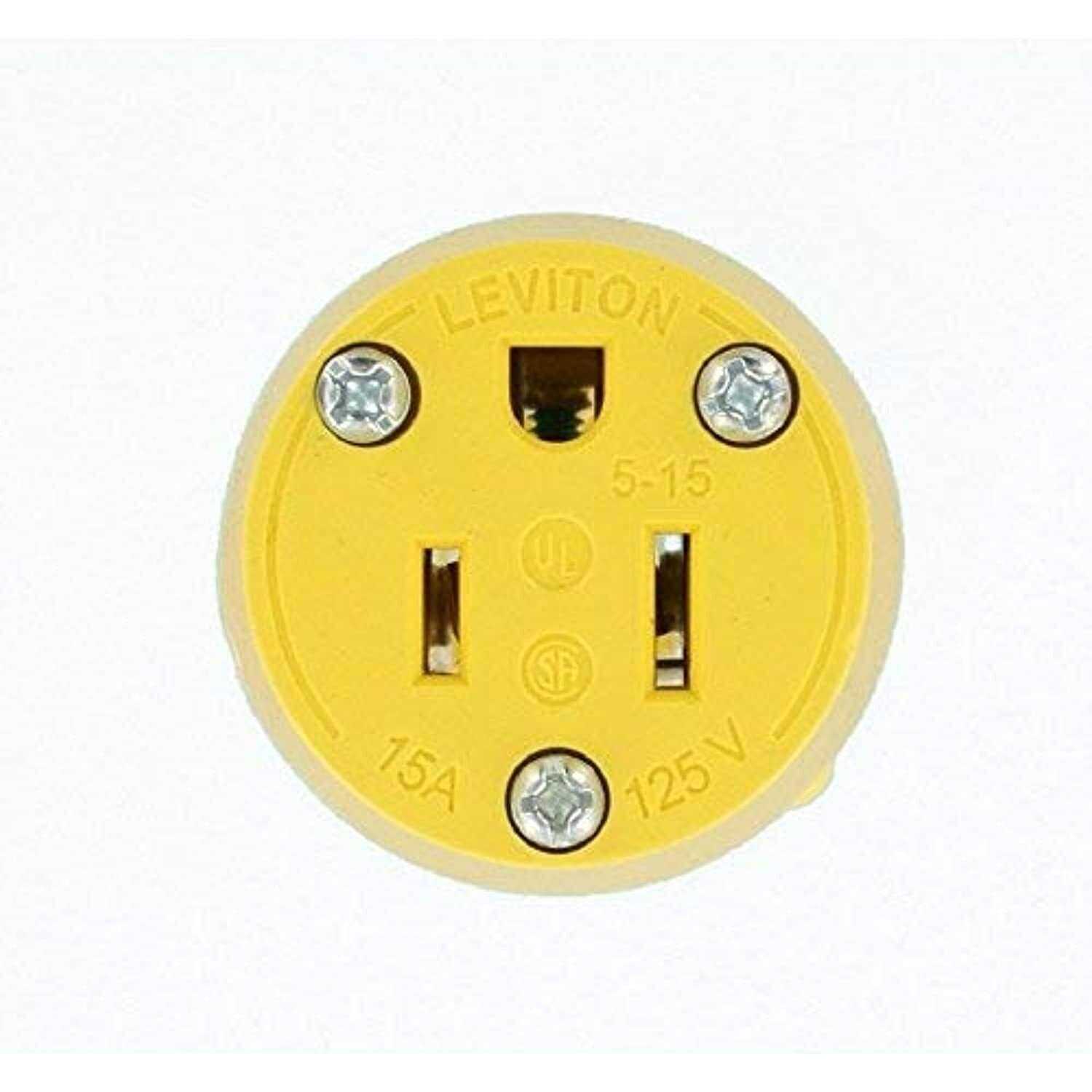 Leviton 515CV-LIT 3 Wire Lighted Connector - Cheap Fitting